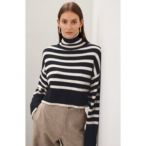 Denimist Cropped Sailor Sweater
